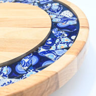 Picture of SMALL DECOR ROUND BOARD Flowers Mix