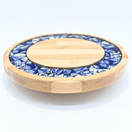 Picture of SMALL DECOR ROUND BOARD Flowers Mix