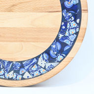 Picture of SMALL DECOR ROUND BOARD Flowers Mix