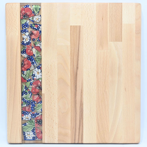 Picture of BIG DECOR BOARD with Ceramic Flowers MIX