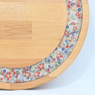 Picture of BIG DECOR ROUND BOARD with Ceramic Flowers MIX