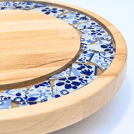 Picture of SMALL DECOR ROUND BOARD Flowers Mix