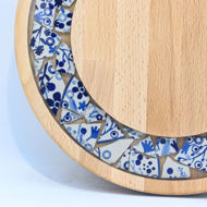 Picture of SMALL DECOR ROUND BOARD Flowers Mix