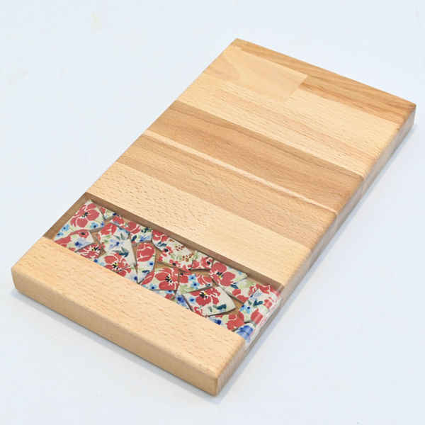 Picture of SMALL DECOR BOARD Ceramic Flowers Mix