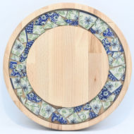 Obrazek Taca mała obrotowa - Ceramika Kwiaty MIX