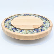 Obrazek Taca mała obrotowa - Ceramika Kwiaty MIX