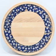 Picture of SMALL DECOR ROUND BOARD Flowers Mix