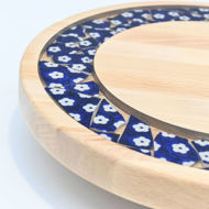 Picture of SMALL DECOR ROUND BOARD Flowers Mix