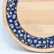Picture of SMALL DECOR ROUND BOARD Flowers Mix