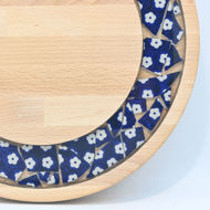 Picture of SMALL DECOR ROUND BOARD Flowers Mix