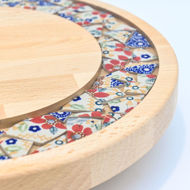Picture of SMALL DECOR ROUND BOARD Flowers Mix