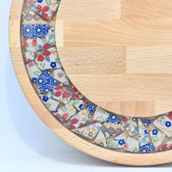 Picture of SMALL DECOR ROUND BOARD Flowers Mix