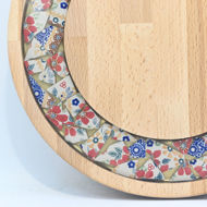 Picture of SMALL DECOR ROUND BOARD Flowers Mix
