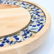 Picture of SMALL DECOR ROUND BOARD Flowers Mix