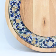 Picture of SMALL DECOR ROUND BOARD Flowers Mix