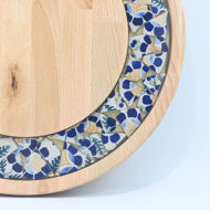 Picture of SMALL DECOR ROUND BOARD Flowers Mix
