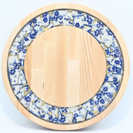 Picture of SMALL DECOR ROUND BOARD Flowers Mix