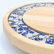 Picture of SMALL DECOR ROUND BOARD Flowers Mix