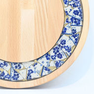 Picture of SMALL DECOR ROUND BOARD Flowers Mix