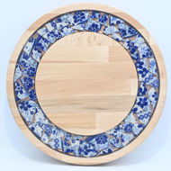 Picture of SMALL DECOR ROUND BOARD Flowers Mix