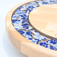 Picture of SMALL DECOR ROUND BOARD Flowers Mix