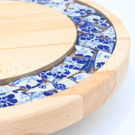 Picture of SMALL DECOR ROUND BOARD Flowers Mix