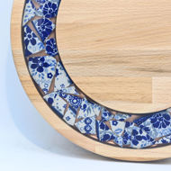 Picture of SMALL DECOR ROUND BOARD Flowers Mix