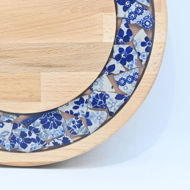 Picture of SMALL DECOR ROUND BOARD Flowers Mix