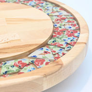 Picture of SMALL DECOR ROUND BOARD Flowers Mix