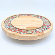 Picture of SMALL DECOR ROUND BOARD Flowers Mix