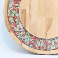 Picture of SMALL DECOR ROUND BOARD Flowers Mix
