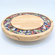 Picture of SMALL DECOR ROUND BOARD Flowers Mix