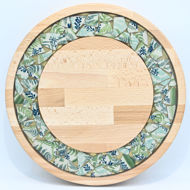 Picture of SMALL DECOR ROUND BOARD Flowers Mix