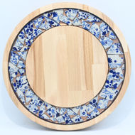 Picture of SMALL DECOR ROUND BOARD Flowers Mix