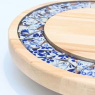 Picture of SMALL DECOR ROUND BOARD Flowers Mix