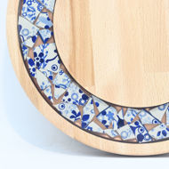 Picture of SMALL DECOR ROUND BOARD Flowers Mix