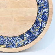 Picture of SMALL DECOR ROUND BOARD Flowers Mix