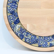 Picture of SMALL DECOR ROUND BOARD Flowers Mix