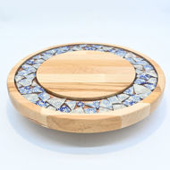 Picture of SMALL DECOR ROUND BOARD Flowers Mix
