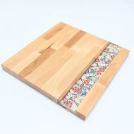 Obrazek Taca duża prost - ceramika Kwiaty MIX