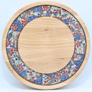 Picture of SMALL DECOR ROUND BOARD Flowers Mix