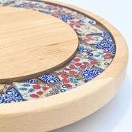 Picture of SMALL DECOR ROUND BOARD Flowers Mix