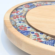 Picture of SMALL DECOR ROUND BOARD Flowers Mix
