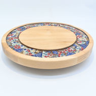 Picture of SMALL DECOR ROUND BOARD Flowers Mix