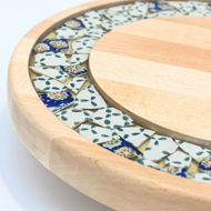 Obrazek Taca mała obrotowa - Ceramika Kwiaty MIX