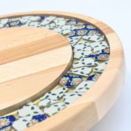 Obrazek Taca mała obrotowa - Ceramika Kwiaty MIX