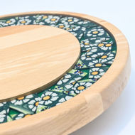 Obrazek Taca mała obrotowa - Ceramika Kwiaty MIX