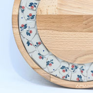 Obrazek Taca mała obrotowa - Ceramika Kwiaty MIX