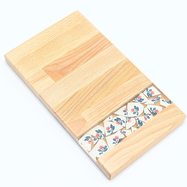 Picture of SMALL DECOR BOARD Ceramic Flowers Mix