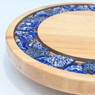 Obrazek Taca mała obrotowa - Ceramika MIX KWIATY